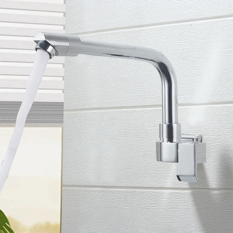 Single Cold Bathroom Sink Faucets Wall Mount Rotatable 360° Vessel Sink Faucet One Handle Vanity Sink Faucets Chrome
Single Cold Bathroom Sink Faucets Wall Mount Rotatable 360° Vessel Sink Faucet One Handle Vanity Sink Faucets Chrome