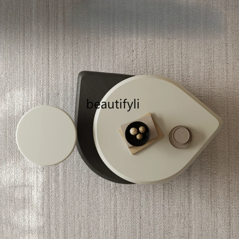 Italian minimalist rotating coffee table special-shaped living room household small apartment light luxury high-end designer
Italian minimalist rotating coffee table special-shaped living room household small apartment light luxury high-end designer