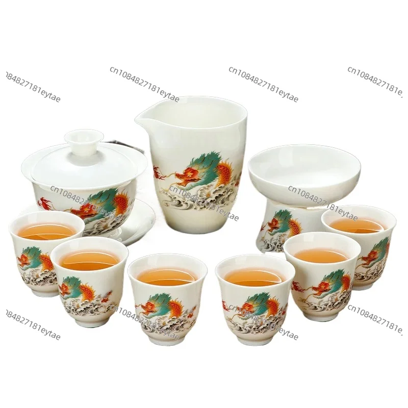 Китайский традиционный чайный набор для путешествий: фарфоровые чашки для кунг-фу, гайвань, из овечьего жира (имитация нефрита)
Китайский традиционный чайный набор для путешествий: фарфоровые чашки для кунг-фу, гайвань, из овечьего жира (имитация нефрита)