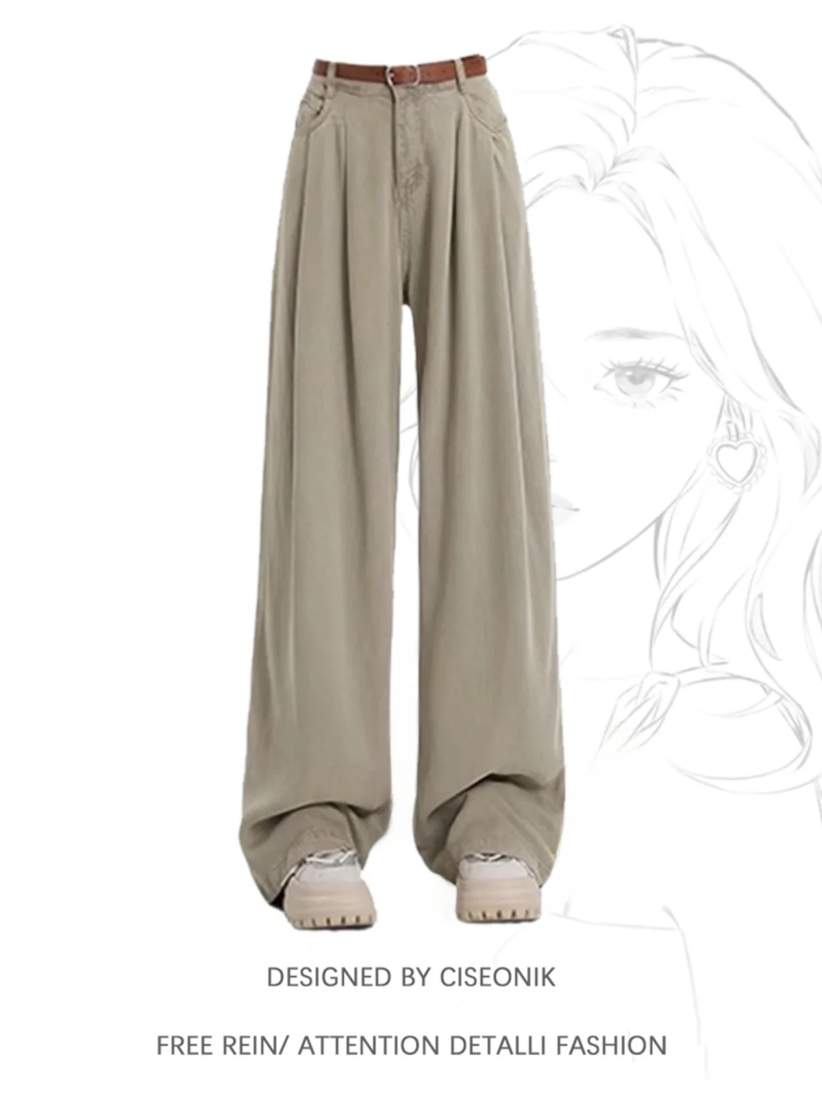 High Waist Wide Leg Jeans Women's Straight Loose 2026 Slimming Versatile plus Size Design Sensation Floor-Length Pants
High Waist Wide Leg Jeans Women's Straight Loose 2026 Slimming Versatile plus Size Design Sensation Floor-Length Pants