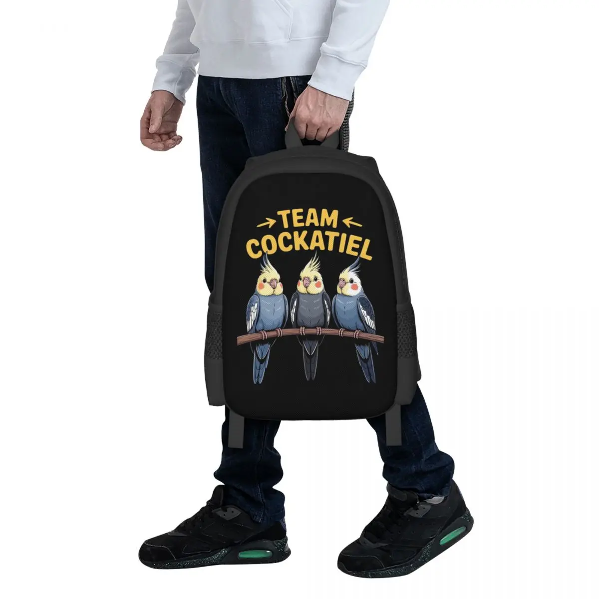 Team Cockatiel Cartoon Pet Bird Trio Artwork Student Backpack School Bag Hiking Travel Daypack Fashion Bookbag Shoulder Bags
Team Cockatiel Cartoon Pet Bird Trio Artwork Student Backpack School Bag Hiking Travel Daypack Fashion Bookbag Shoulder Bags