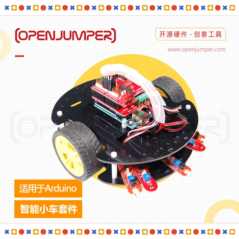 UNO R3 Programmable Tracking & Obstacle Avoidance Robot Car Kit, Compatible with Arduino
UNO R3 Programmable Tracking & Obstacle Avoidance Robot Car Kit, Compatible with Arduino