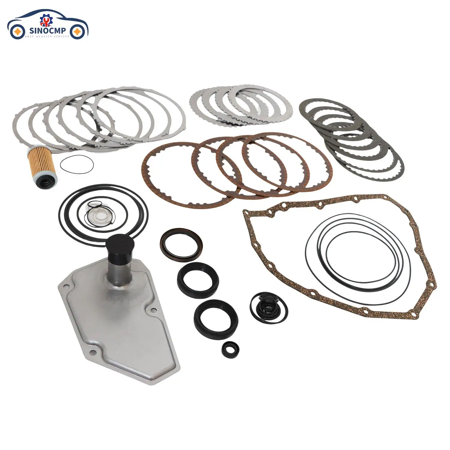 JF015E RE0F11A SINOCMP 1Set CVT Auto Transmission Master Rebuild Kit Filter Clutch Disc For Nissan CHEVROLET MITSUBISHI SUZUKI
JF015E RE0F11A SINOCMP 1Set CVT Auto Transmission Master Rebuild Kit Filter Clutch Disc For Nissan CHEVROLET MITSUBISHI SUZUKI