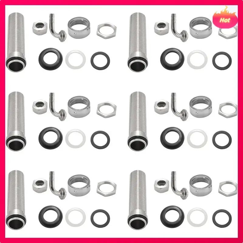 ABYP 6Pcs 92.5Mm Stainless Steel Elbow Shank Beer Tap Draft Beer Faucet Accessories With Diameter 8Mm For Beer Keg
ABYP 6Pcs 92.5Mm Stainless Steel Elbow Shank Beer Tap Draft Beer Faucet Accessories With Diameter 8Mm For Beer Keg