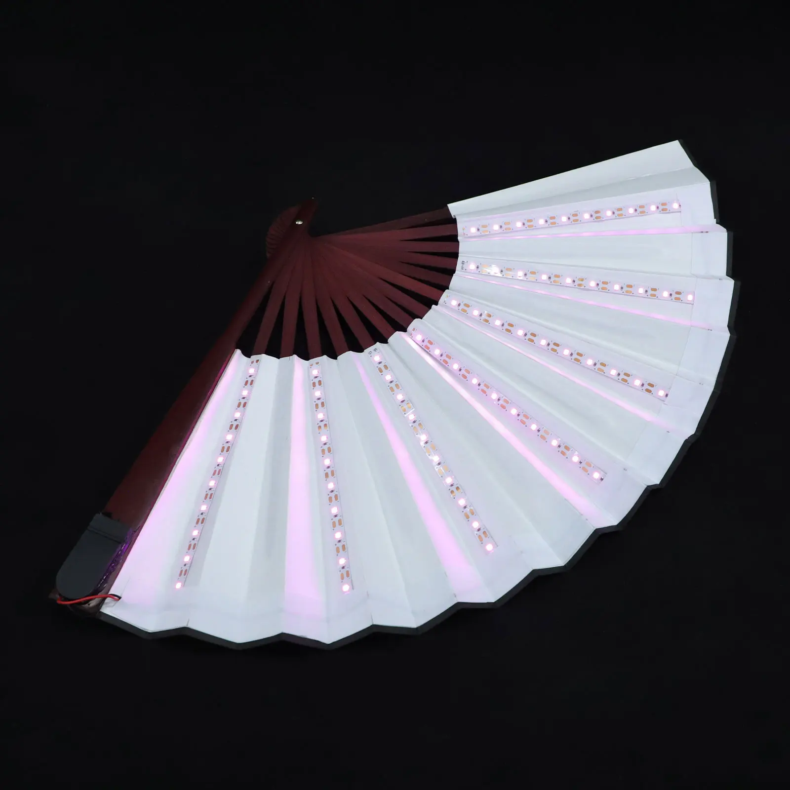 Luminous Folding Fan LED Flashing Handheld Props for Dance Party Stage Performance Wedding Concerts Costumes Cosplay Portable
Luminous Folding Fan LED Flashing Handheld Props for Dance Party Stage Performance Wedding Concerts Costumes Cosplay Portable
