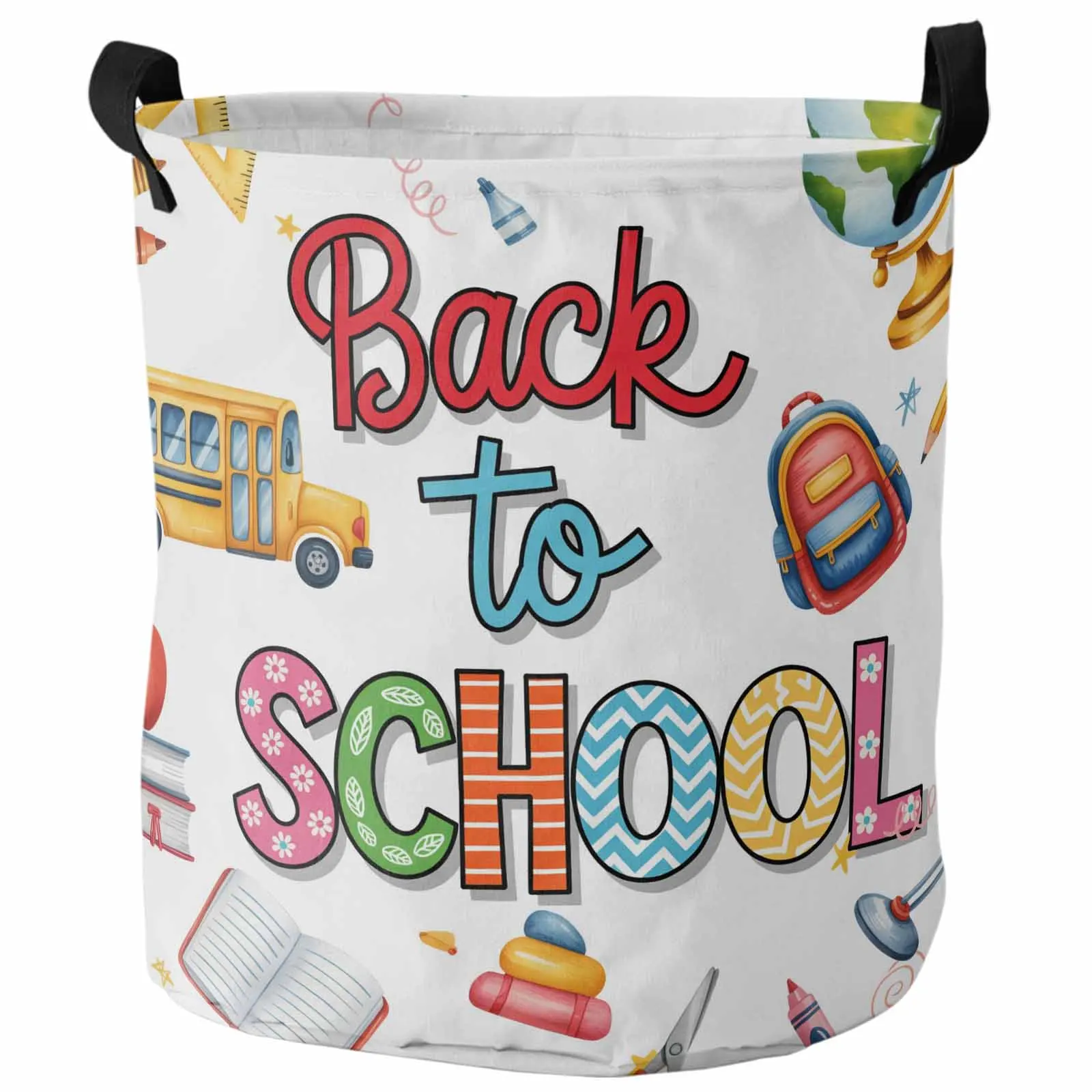 Watercolor School Season Globe Foldable Dirty Laundry Basket Kid's Toy Organizer Waterproof Storage Baskets
Watercolor School Season Globe Foldable Dirty Laundry Basket Kid's Toy Organizer Waterproof Storage Baskets
