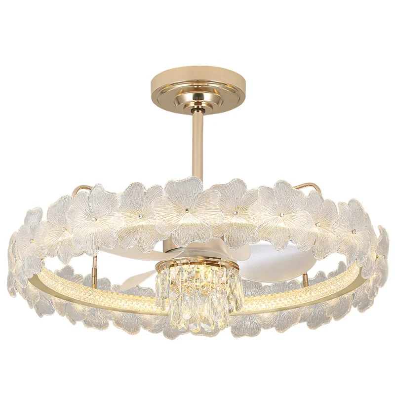 Crystal dining room fan light, ceiling fan light, modern simple light luxury French bedroom light
Crystal dining room fan light, ceiling fan light, modern simple light luxury French bedroom light