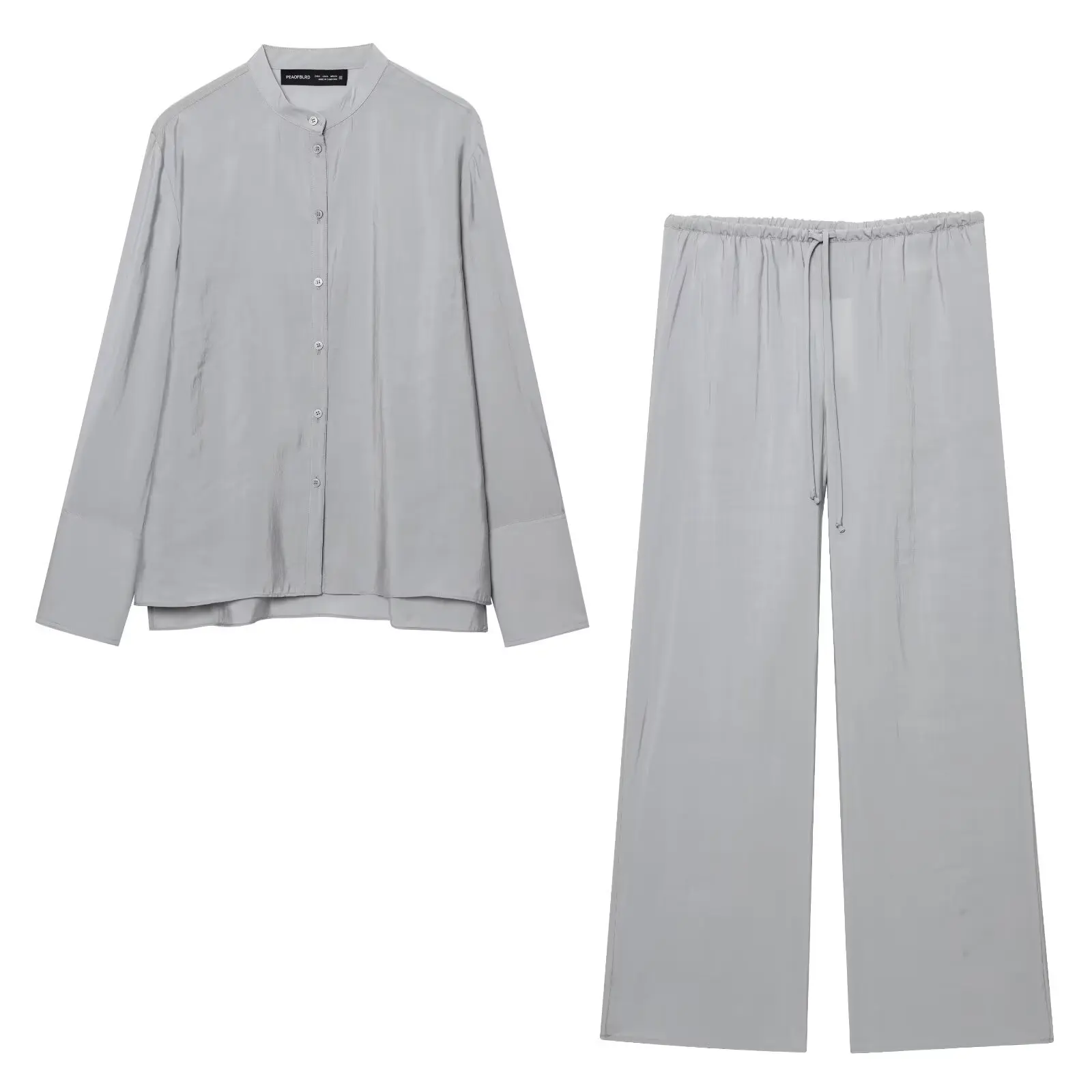 Casual Loose Long Sleeve Set Wide Leg Pants Women's Fashion Outfit Polyester Blend Material Comfortable Breathable Ensemble
Casual Loose Long Sleeve Set Wide Leg Pants Women's Fashion Outfit Polyester Blend Material Comfortable Breathable Ensemble