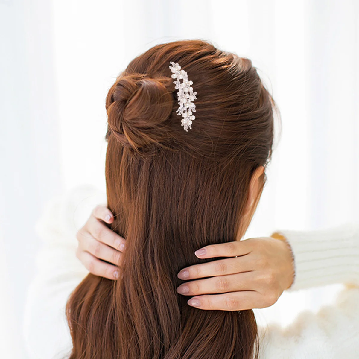 1pc Bridal Hair Comb Alloy Jewelry Insert Styling Accessories Rhinestone Pearl Wedding Headpiece Metal Party Prom Anniversary
1pc Bridal Hair Comb Alloy Jewelry Insert Styling Accessories Rhinestone Pearl Wedding Headpiece Metal Party Prom Anniversary