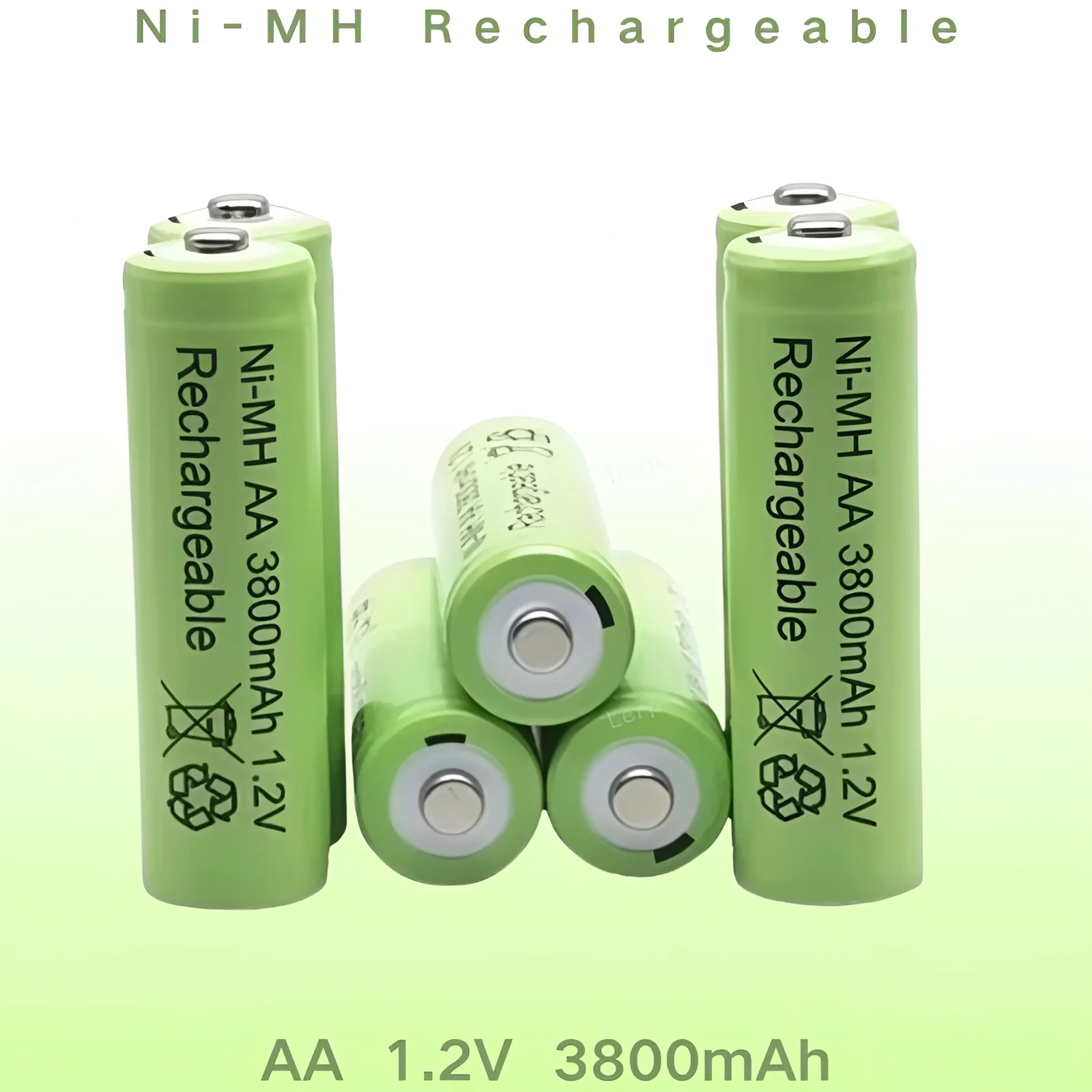 AA 1.2V 3800mAh rechargeable battery, widely used in toys, remote controls, alarms, long-lasting power, free delivery
AA 1.2V 3800mAh rechargeable battery, widely used in toys, remote controls, alarms, long-lasting power, free delivery