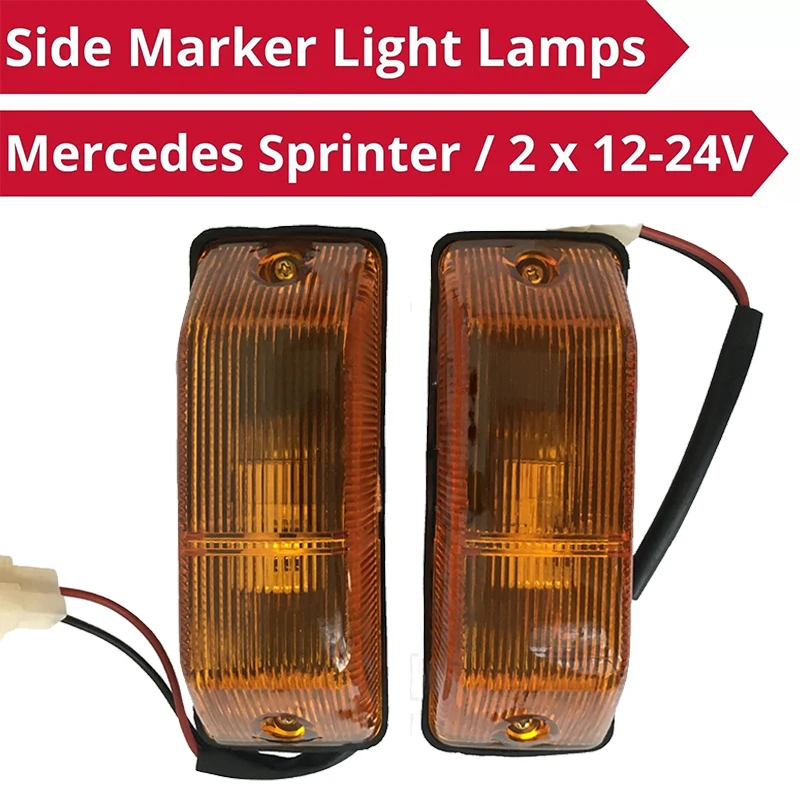2Pcs Car Durable Signal Lamp Side Indicator Marker Lights Lamp Amber For MERCEDES SPRINTER Automotive Parts
2Pcs Car Durable Signal Lamp Side Indicator Marker Lights Lamp Amber For MERCEDES SPRINTER Automotive Parts