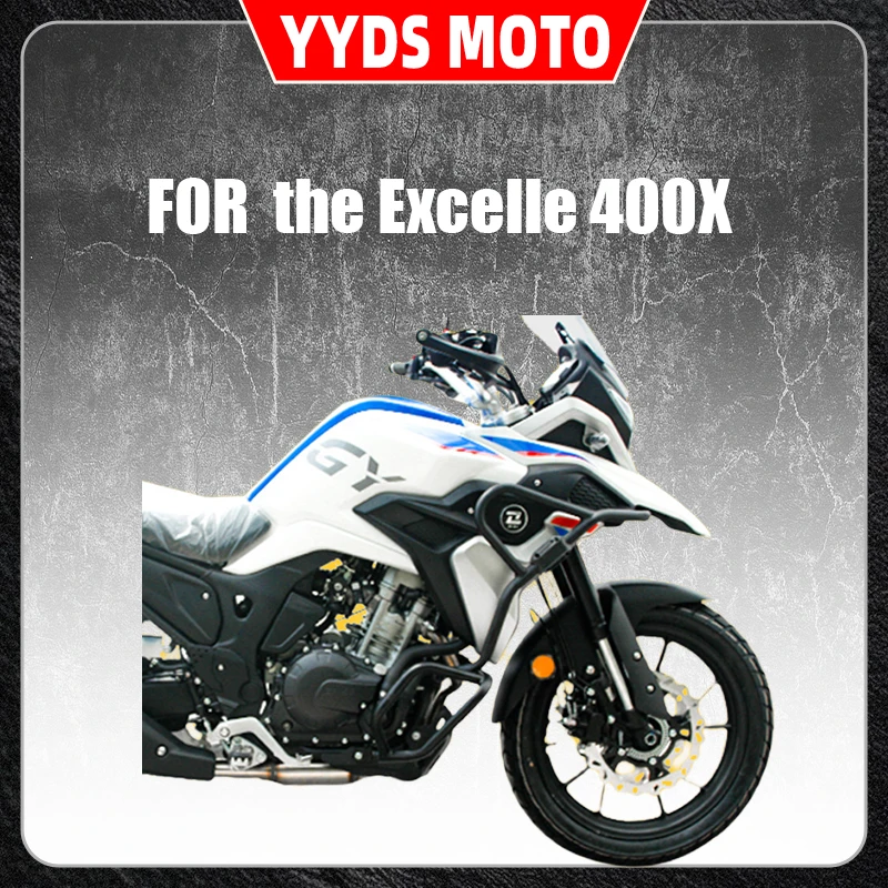 For engine modification for the motorcycle bumper of the Excelle 400X with enhanced racing guard bars
For engine modification for the motorcycle bumper of the Excelle 400X with enhanced racing guard bars