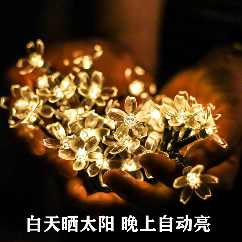 Outdoor Waterproof Solar String Lights Cherry Blossom Bubble Bee Design LED Fairy Lamp for Garden Camping Holiday Party
Outdoor Waterproof Solar String Lights Cherry Blossom Bubble Bee Design LED Fairy Lamp for Garden Camping Holiday Party