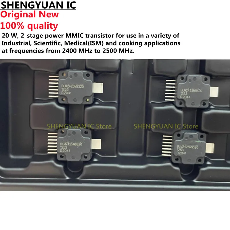 1 шт. BLM2425M9S20 BLM2425M9S20Z LDMOS 2-ступенчатая мощность MMIC.20W при применении частот от 2400 МГц до 2500 МГц. новый
1 шт. BLM2425M9S20 BLM2425M9S20Z LDMOS 2-ступенчатая мощность MMIC.20W при применении частот от 2400 МГц до 2500 МГц. новый