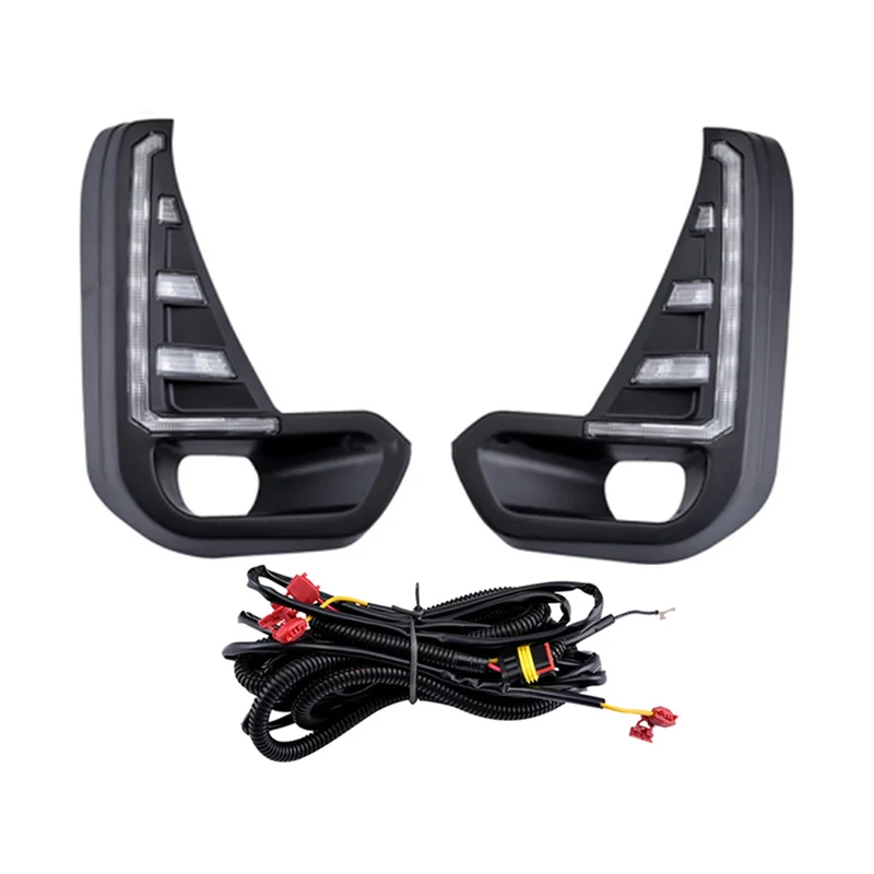 2Pcs Dynamic LED DRL Headlight for Toyota Hilux Revo 2020-2022 LED Daytime Running Light with Turn Signal Lamp A
2Pcs Dynamic LED DRL Headlight for Toyota Hilux Revo 2020-2022 LED Daytime Running Light with Turn Signal Lamp A