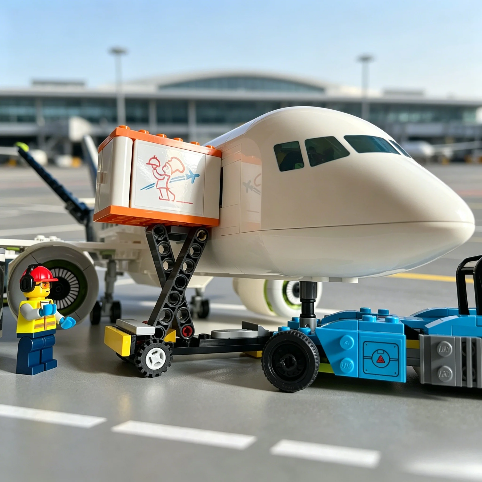 Compatible 60367 passenger plane children's building block toys, 913pcs, can open and close cabin, suitable for birthday parties
Compatible 60367 passenger plane children's building block toys, 913pcs, can open and close cabin, suitable for birthday parties
