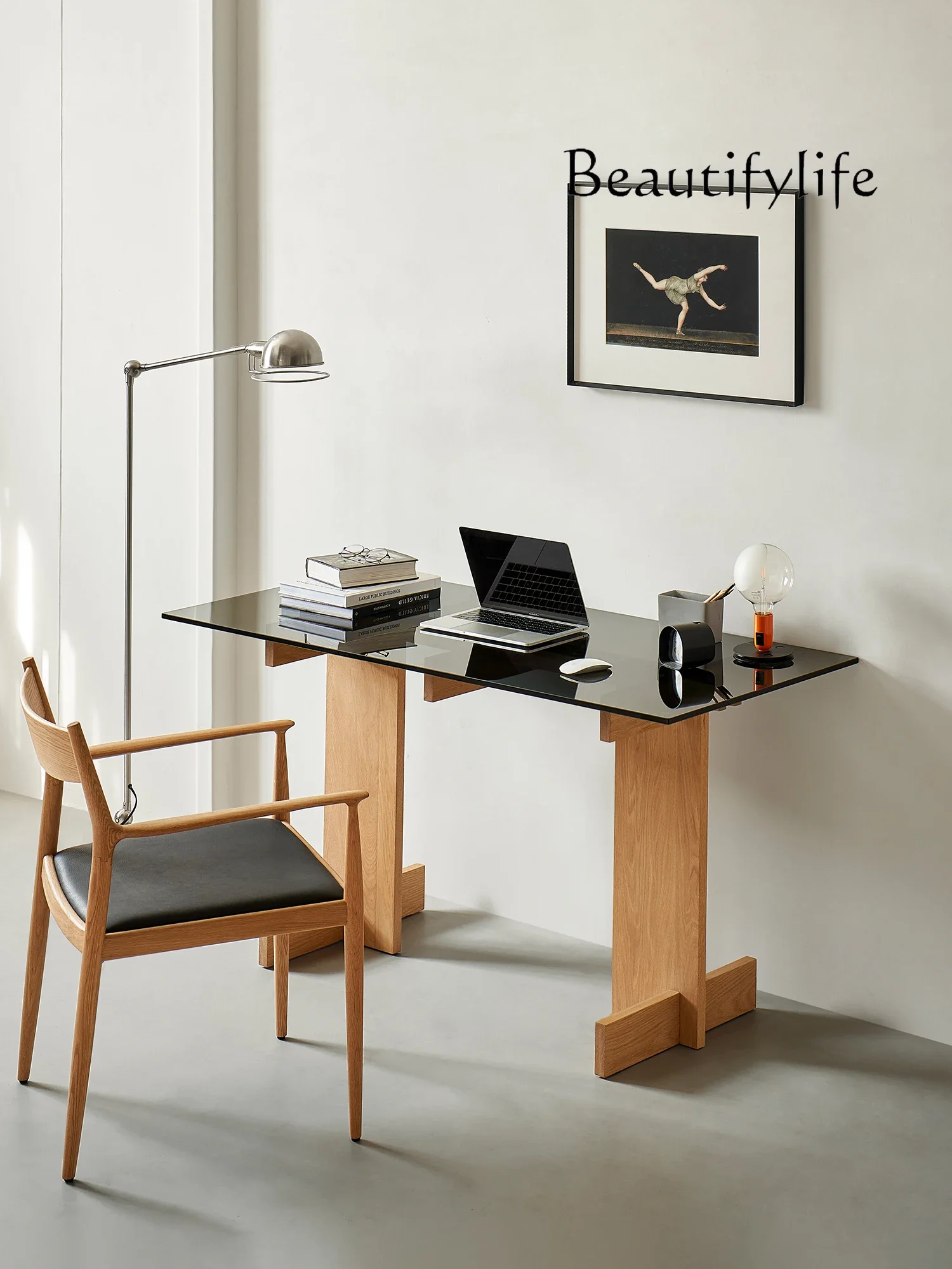 N19 Office Desk Household Glass Solid Wood Desk Chair Log Wind Modern Simple Computer Desk
N19 Office Desk Household Glass Solid Wood Desk Chair Log Wind Modern Simple Computer Desk
