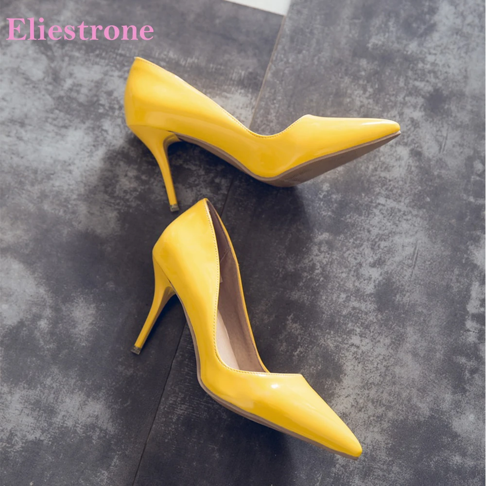 Новые весенние женские туфли-лодочки желто-черного цвета с острым носком на высоком каблуке для офиса, формальные, большие и маленькие размеры 12, 30, 42, 45, 48
Новые весенние женские туфли-лодочки желто-черного цвета с острым носком на высоком каблуке для офиса, формальные, большие и маленькие размеры 12, 30, 42, 45, 48