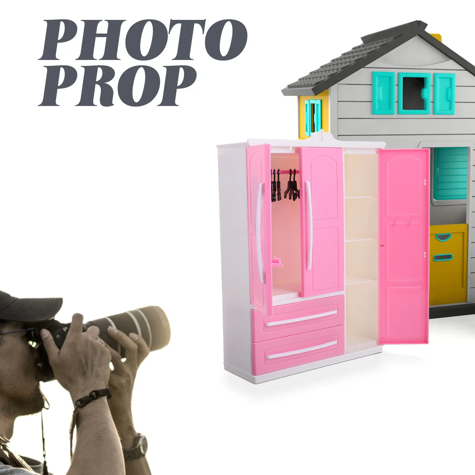 Wardrobe Closet Large Capacity Mini Clothes Organizer Hanger Storage Dollhouse Furniture Accessories Kid Playroom
Wardrobe Closet Large Capacity Mini Clothes Organizer Hanger Storage Dollhouse Furniture Accessories Kid Playroom
