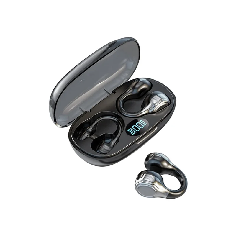 Hanging Ear Wireless Headphones Bluetooth 5.3 Earphones Stereo Bluetooth Headset Wireless Charging Headphones Easy To Use Black-
Hanging Ear Wireless Headphones Bluetooth 5.3 Earphones Stereo Bluetooth Headset Wireless Charging Headphones Easy To Use Black-