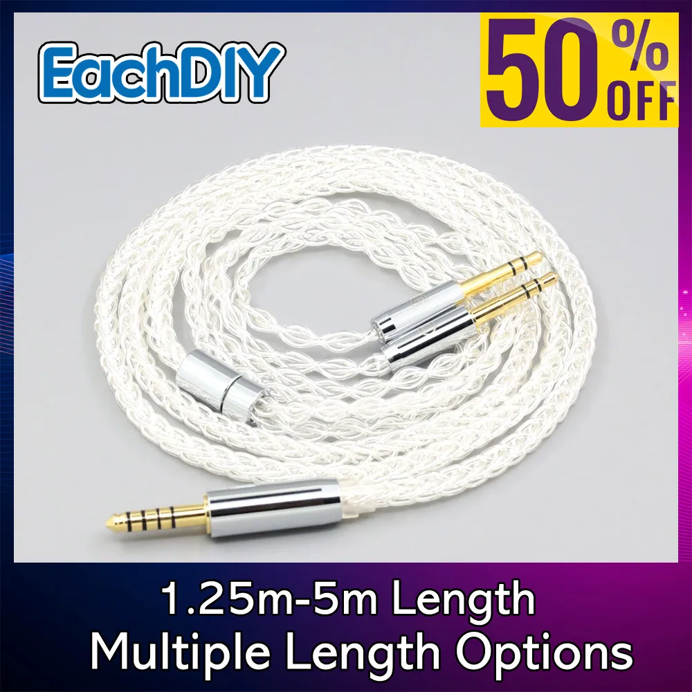 7n Palladium Pure 99% Silver 8 Core Earphone Cable For Crosszone CZ-1 CZ-10 Headphone 8507
7n Palladium Pure 99% Silver 8 Core Earphone Cable For Crosszone CZ-1 CZ-10 Headphone 8507