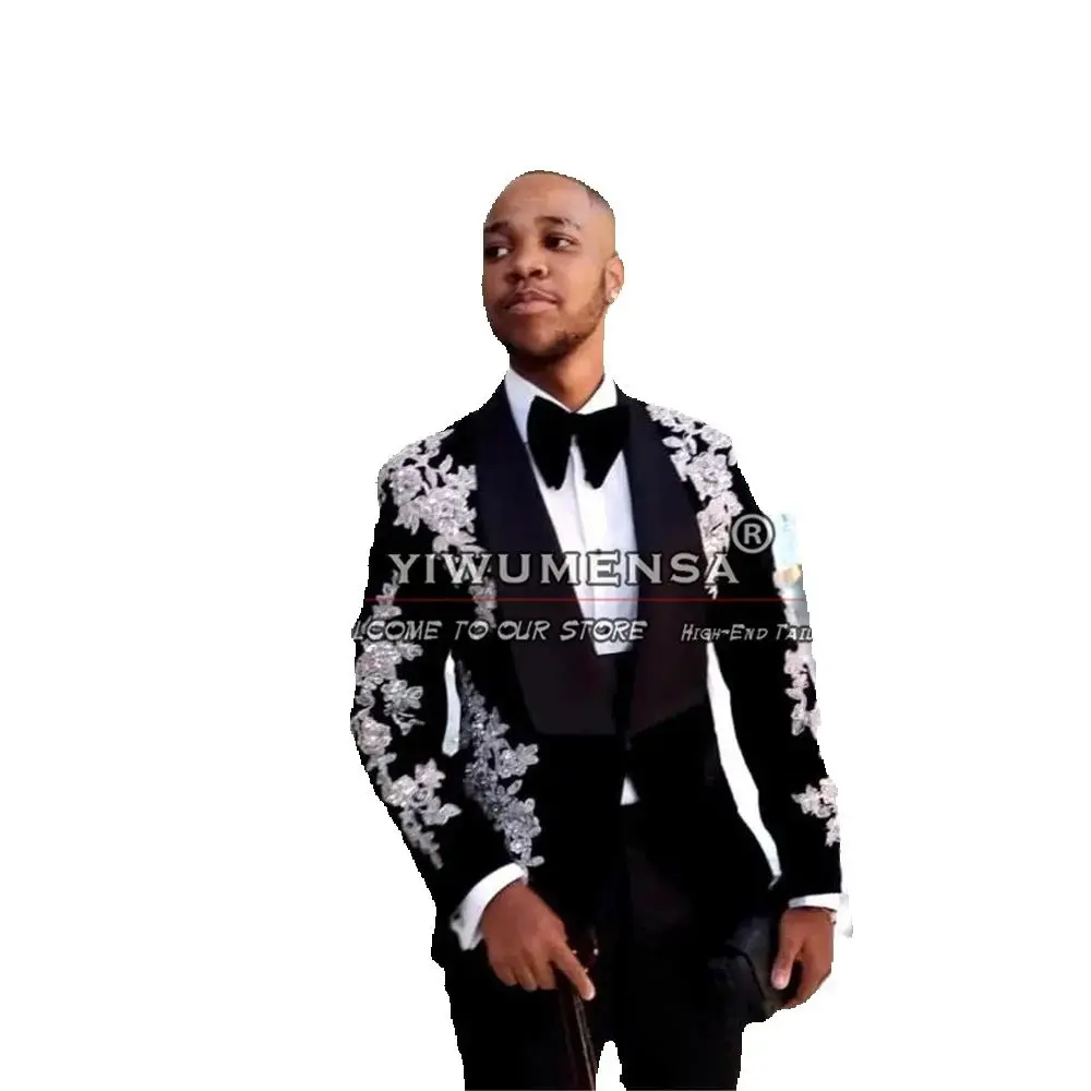 Luxury Suits Men Beaded Stones Appliques Prom Blazer Customized 2-Piece Man Formal Occasion Party Dresses Groom Wedding Tuxedo
Luxury Suits Men Beaded Stones Appliques Prom Blazer Customized 2-Piece Man Formal Occasion Party Dresses Groom Wedding Tuxedo
