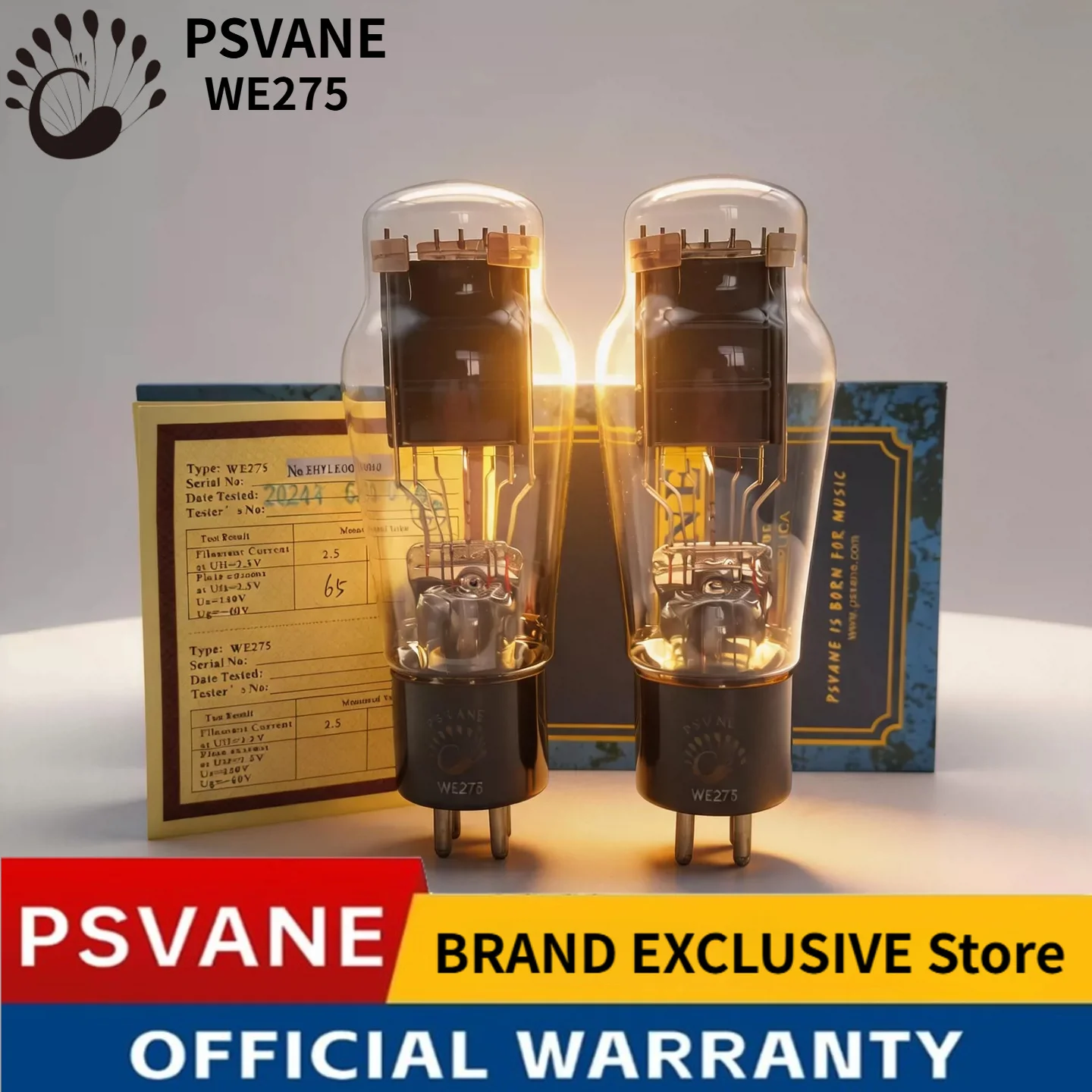 PSVANE Legendary Series WE275 Electronic Tube Remake Xidian 275A Gallbladder Machine Upgrade Accessories
PSVANE Legendary Series WE275 Electronic Tube Remake Xidian 275A Gallbladder Machine Upgrade Accessories