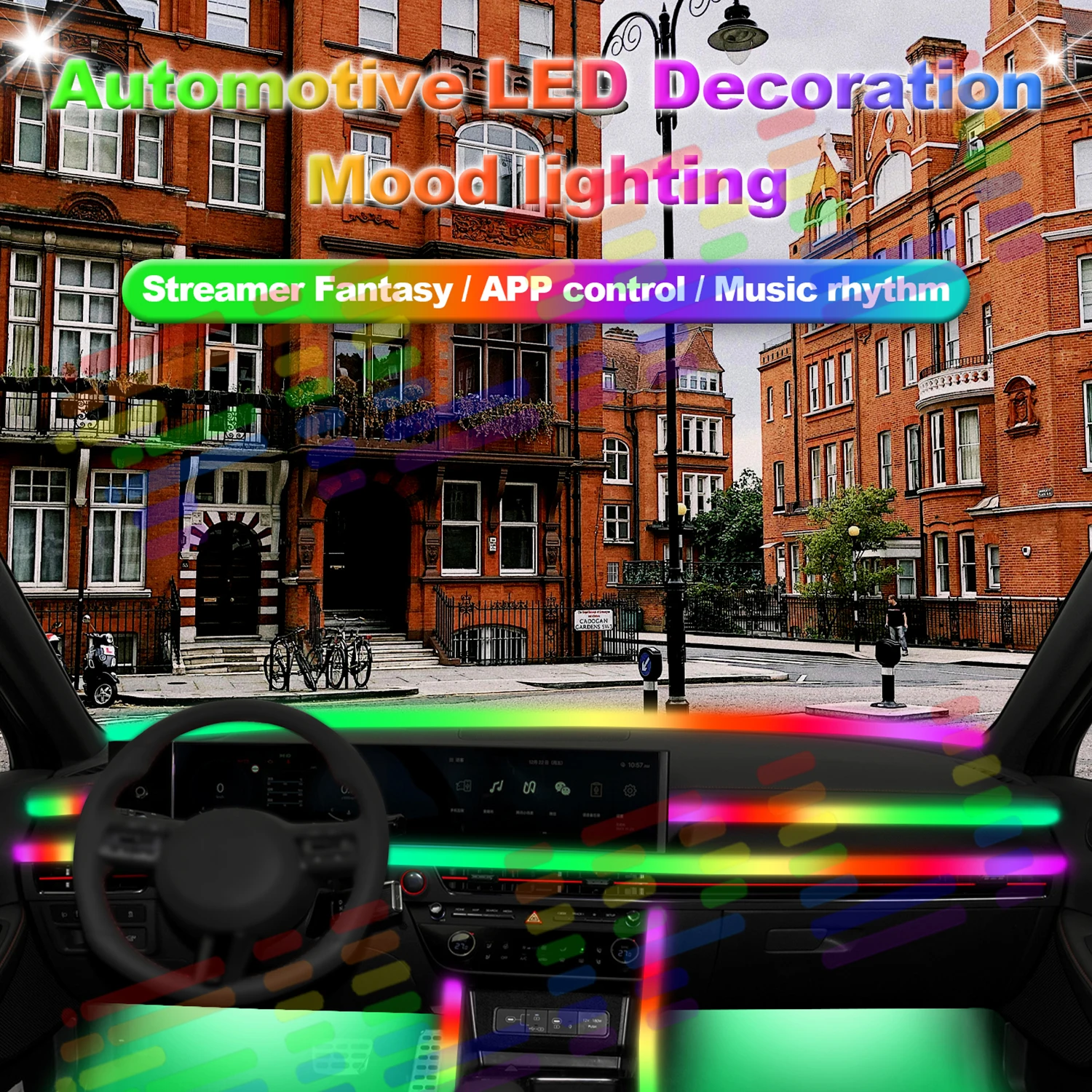 Автомобильные акриловые яркие лампы, 64 RGB, проектор RGB, дистанционное управление через приложение, аксессуары для автомобильного интерьера, радужная атмосфера, красочные ленты для ламп, 18 в 1
Автомобильные акриловые яркие лампы, 64 RGB, проектор RGB, дистанционное управление через приложение, аксессуары для автомобильного интерьера, радужная атмосфера, красочные ленты для ламп, 18 в 1