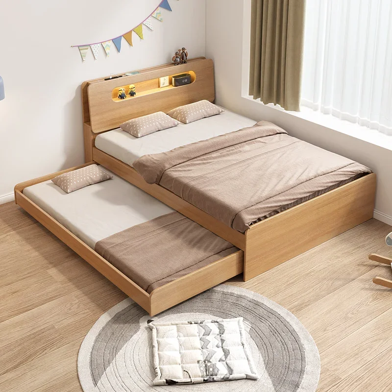 Log color storage bed Simple mother and child bed 1 meter 1.5 meters Trailer Small apartment high box Double Tatami bed
Log color storage bed Simple mother and child bed 1 meter 1.5 meters Trailer Small apartment high box Double Tatami bed