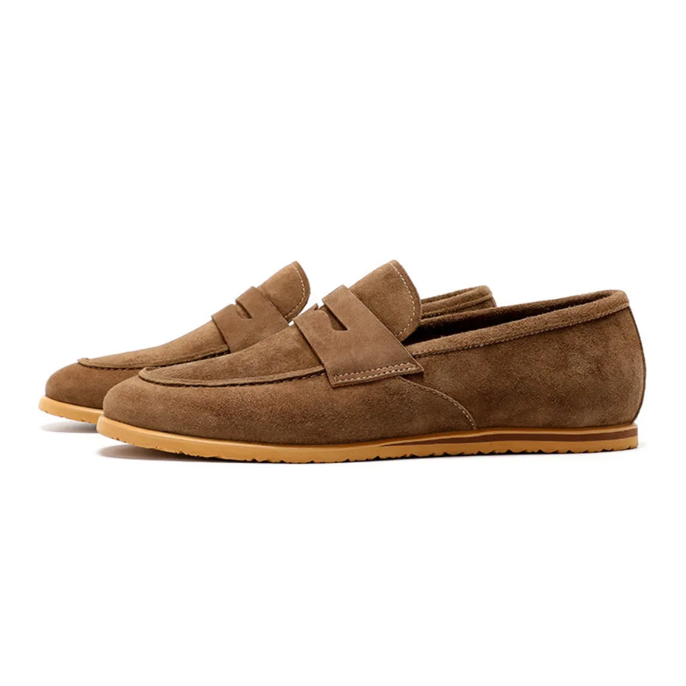 Summer Men's Breathable Genuine Suede Leather Peas Shoes Slip on Lazy Casual Loafers Driving Sneakers for Men
Summer Men's Breathable Genuine Suede Leather Peas Shoes Slip on Lazy Casual Loafers Driving Sneakers for Men