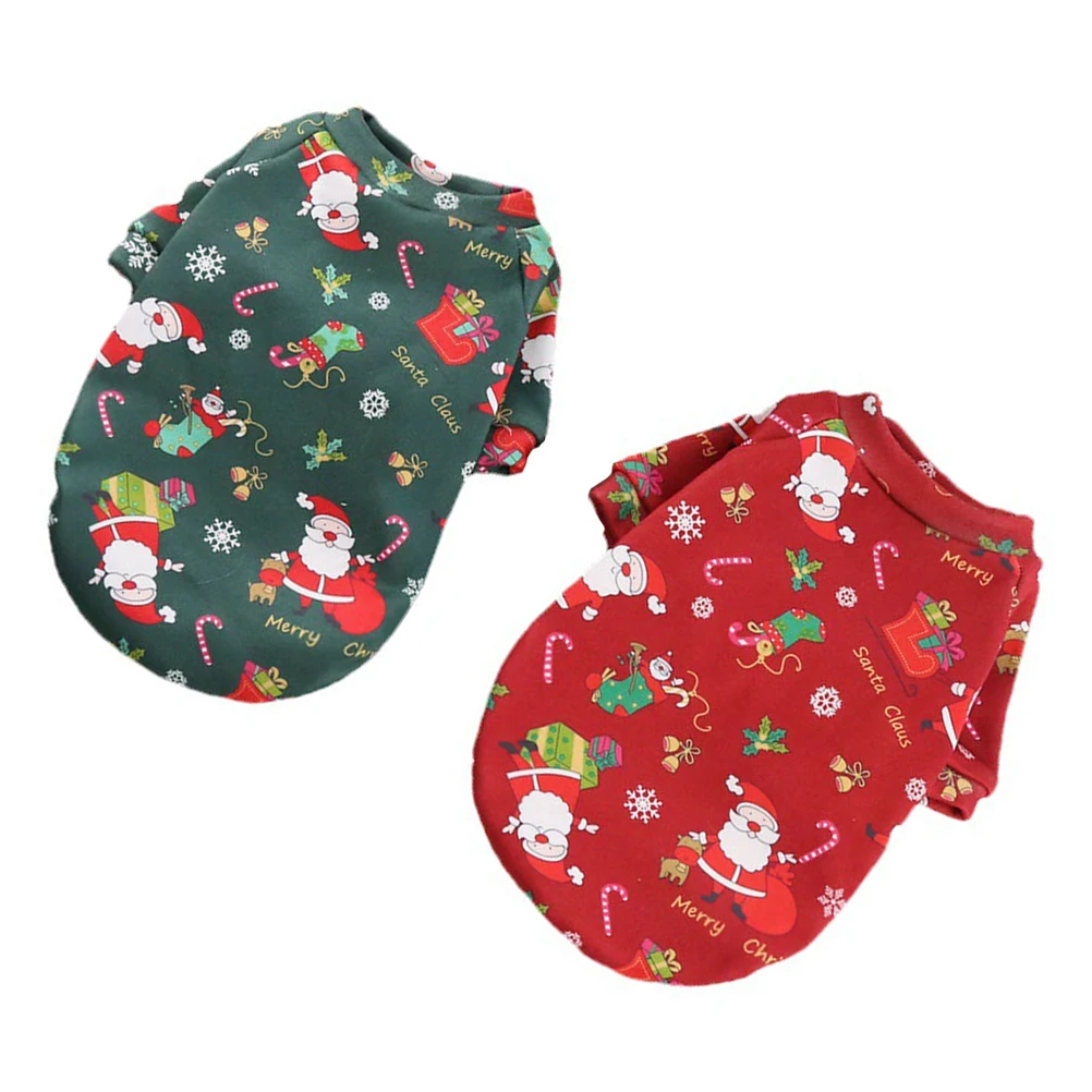 Pet Clothes Dog Apparel Christmas Costume Warm Jumper Vacation Outfit Premium Material Comfortable Wear Pet Supplies Holiday
Pet Clothes Dog Apparel Christmas Costume Warm Jumper Vacation Outfit Premium Material Comfortable Wear Pet Supplies Holiday