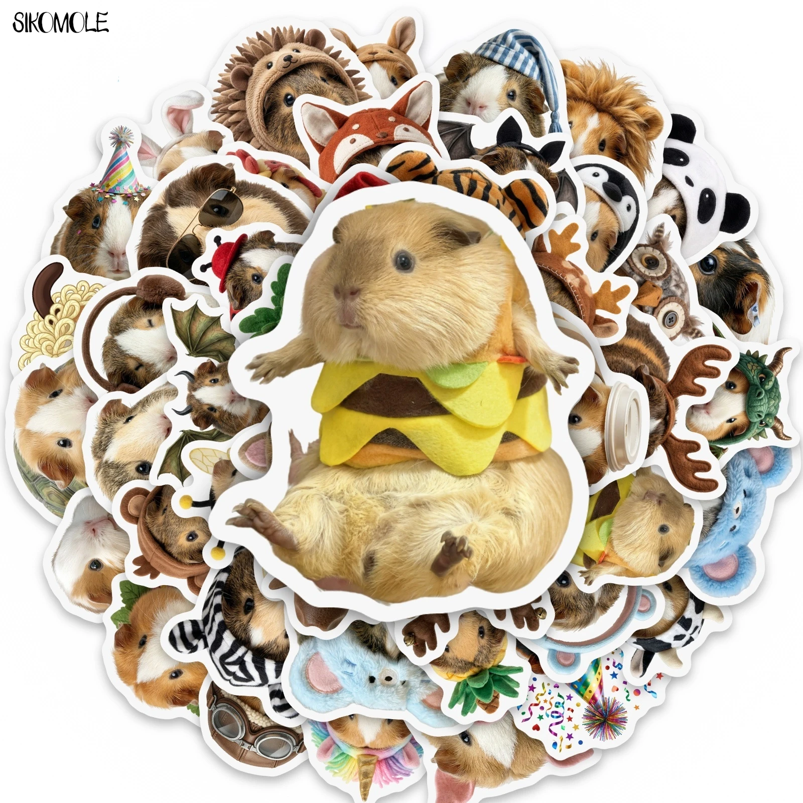 10/30/50PCS Realistic Guinea Pig Fancy Rat Cute Pet Stickers Book DIY Skateboard Toys Guitar Luggage Decoration Graffiti Sticker
10/30/50PCS Realistic Guinea Pig Fancy Rat Cute Pet Stickers Book DIY Skateboard Toys Guitar Luggage Decoration Graffiti Sticker