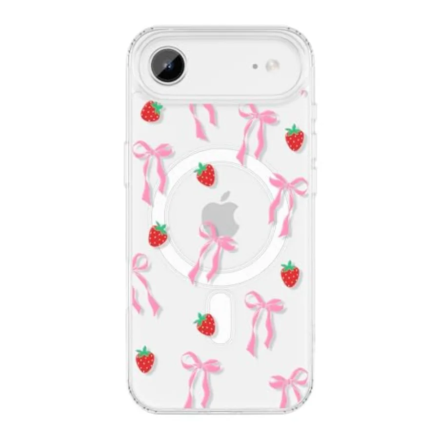 for iPhone Air Magnetic Case Clear, Cute Love Heart Ribbon Bow Tie Aesthetic Phone Case, Transparent Trendy Slim Soft Shockproo
for iPhone Air Magnetic Case Clear, Cute Love Heart Ribbon Bow Tie Aesthetic Phone Case, Transparent Trendy Slim Soft Shockproo
