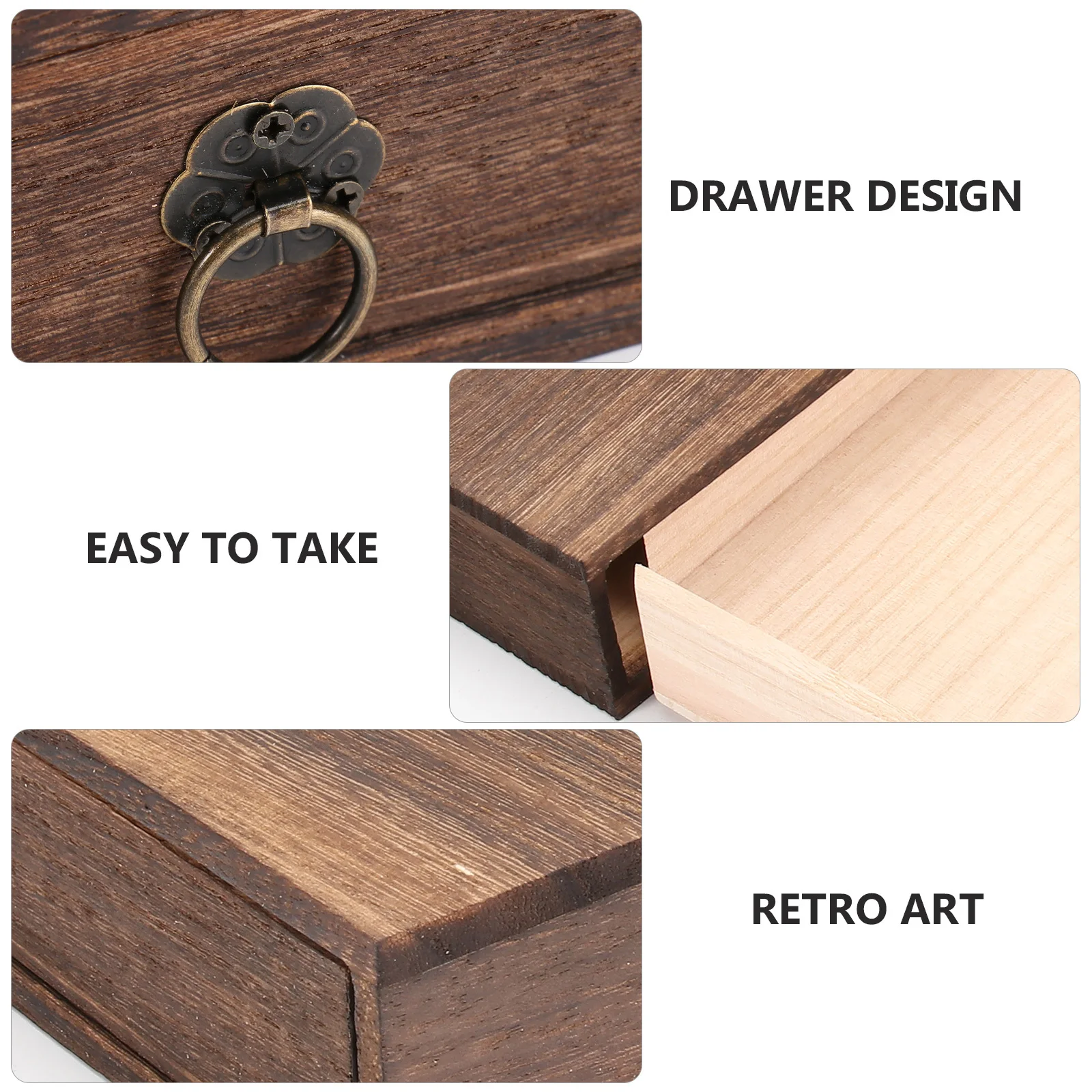 Vintage Tea Drawer Box Multi-Layer Design Pu'er Tea Storage Holder Waterproof Smooth Polishing Retro Art 
Vintage Tea Drawer Box Multi-Layer Design Pu'er Tea Storage Holder Waterproof Smooth Polishing Retro Art