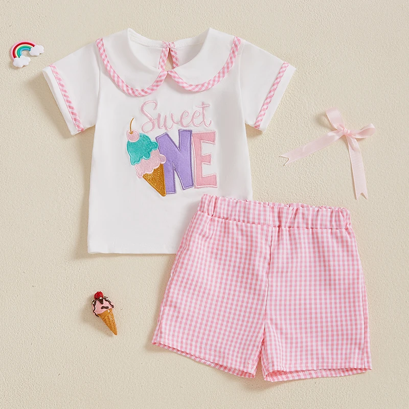 Listenwind Cute and Stylish Baby Summer Set Cartoon Letter Embroidered Short Sleeve T-shirt Top and Plaid Shorts Casual Outfits
Listenwind Cute and Stylish Baby Summer Set Cartoon Letter Embroidered Short Sleeve T-shirt Top and Plaid Shorts Casual Outfits