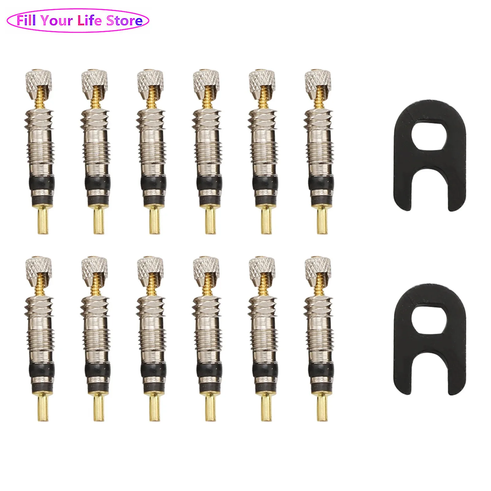 Brass Tubeless Bike Valve Core Removable Presta Valve Cores with Tool Kit for Road And MTB Bike Tubeless Presta Valve Stem
Brass Tubeless Bike Valve Core Removable Presta Valve Cores with Tool Kit for Road And MTB Bike Tubeless Presta Valve Stem