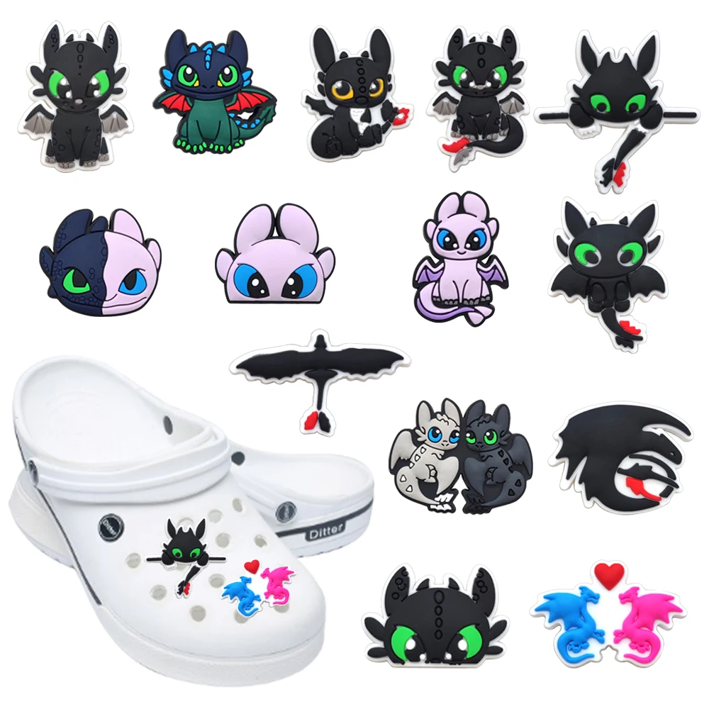 NEW Hot sales Lovely Dragon Cartoon Series PVC shoe Charms Accessories DIY Fit Clogs PVC Shoe Decorations Buckle Kids Gifts 
NEW Hot sales Lovely Dragon Cartoon Series PVC shoe Charms Accessories DIY Fit Clogs PVC Shoe Decorations Buckle Kids Gifts