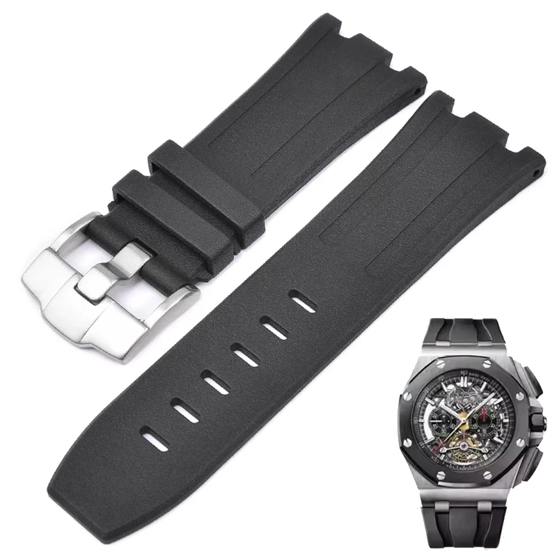 Silicone Rubber Watchbands For AP Audemars and Piguet Watch Strap For Royal Oak Offshore 26400 Water-Proof Sweatproof Strap 28mm
Silicone Rubber Watchbands For AP Audemars and Piguet Watch Strap For Royal Oak Offshore 26400 Water-Proof Sweatproof Strap 28mm