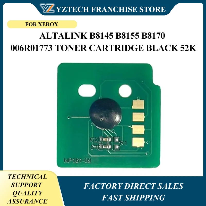 4pcs Chip 006R01771 006R01772 For Xerox AltaLink B8145 B8155 B8170 006R01773 Toner Cartridge Black 52K
4pcs Chip 006R01771 006R01772 For Xerox AltaLink B8145 B8155 B8170 006R01773 Toner Cartridge Black 52K