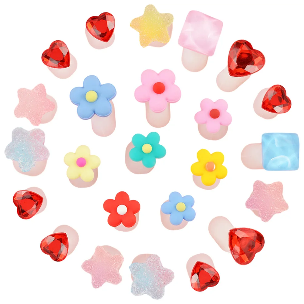 24Pcs Silicone Toe Separators for Pedicure Women's Nail Art Spacers Reusable Soft Comfortable Non-Deform Decorative Shapes
24Pcs Silicone Toe Separators for Pedicure Women's Nail Art Spacers Reusable Soft Comfortable Non-Deform Decorative Shapes