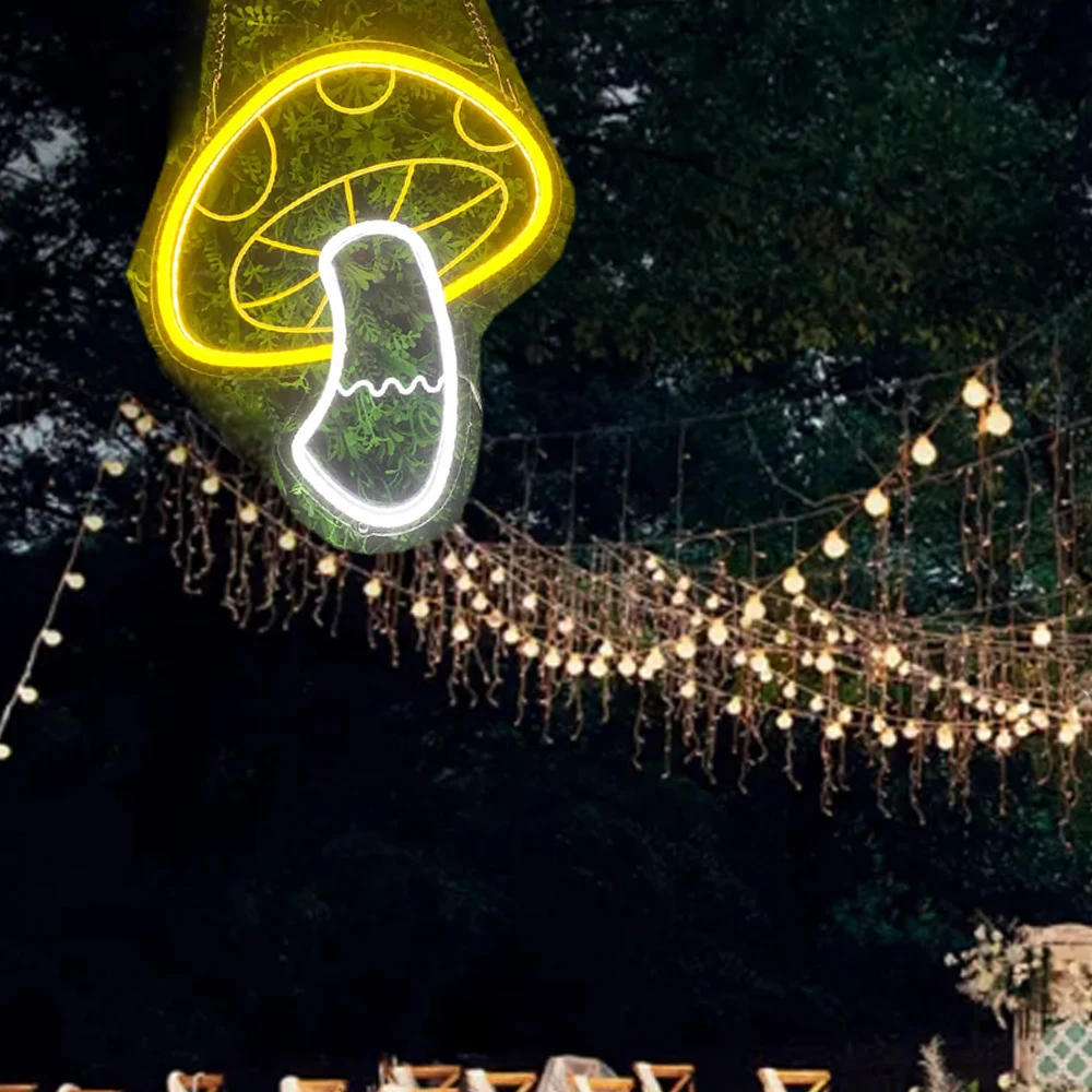 Custom LED Neon Sign Mushroom Yellow+White Light 10.4X8.8in Neon Signs USB 5V LED Neon Lamp For Room Wall Hanging Decor Party
Custom LED Neon Sign Mushroom Yellow+White Light 10.4X8.8in Neon Signs USB 5V LED Neon Lamp For Room Wall Hanging Decor Party