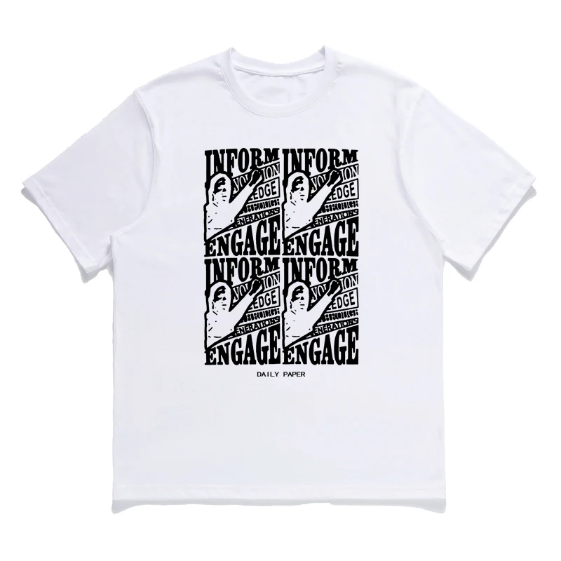 Fashion Trend DAILY PAPER Short-sleeved T-shirts Men Women High Quality Casual Daily Paper Top Tee
Fashion Trend DAILY PAPER Short-sleeved T-shirts Men Women High Quality Casual Daily Paper Top Tee
