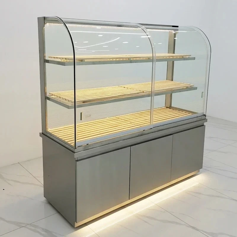 YH A56 Stainless steel titanium plated bread side cabinet checkout page dinner plate model marble display cabinet
YH A56 Stainless steel titanium plated bread side cabinet checkout page dinner plate model marble display cabinet