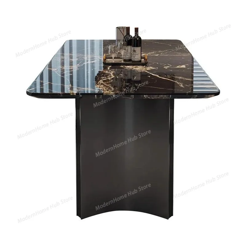 Italian minimalist accessible luxury marble rectangular for home dining table and chair combination dining table
Italian minimalist accessible luxury marble rectangular for home dining table and chair combination dining table