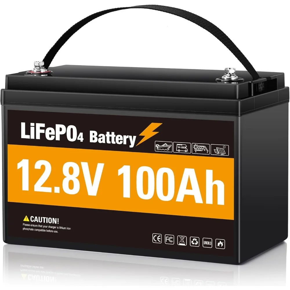 Lithium Iron Phosphate Battery, LiFePO4 Battery, 8000 + Deep Cycles Group 31, Built-in 100A Smart BMS, Low-Temp Protection
Lithium Iron Phosphate Battery, LiFePO4 Battery, 8000 + Deep Cycles Group 31, Built-in 100A Smart BMS, Low-Temp Protection