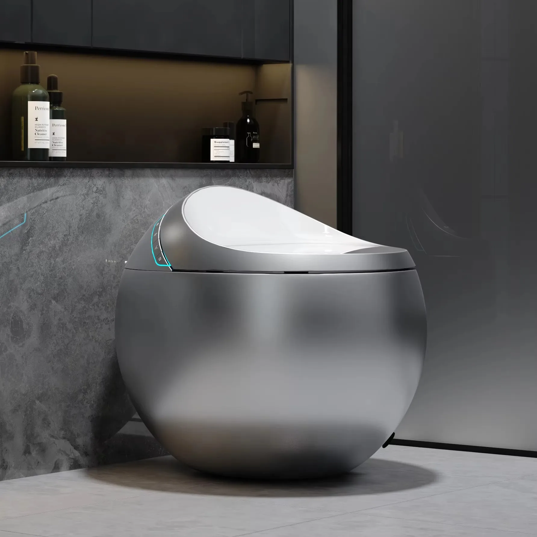 Smart Toilet One-Piece Ceramic Bowl Floor-Mounted Slow-Closing Remote Control Easy-to-Clean Modern Design P-Trap Drainage
Smart Toilet One-Piece Ceramic Bowl Floor-Mounted Slow-Closing Remote Control Easy-to-Clean Modern Design P-Trap Drainage