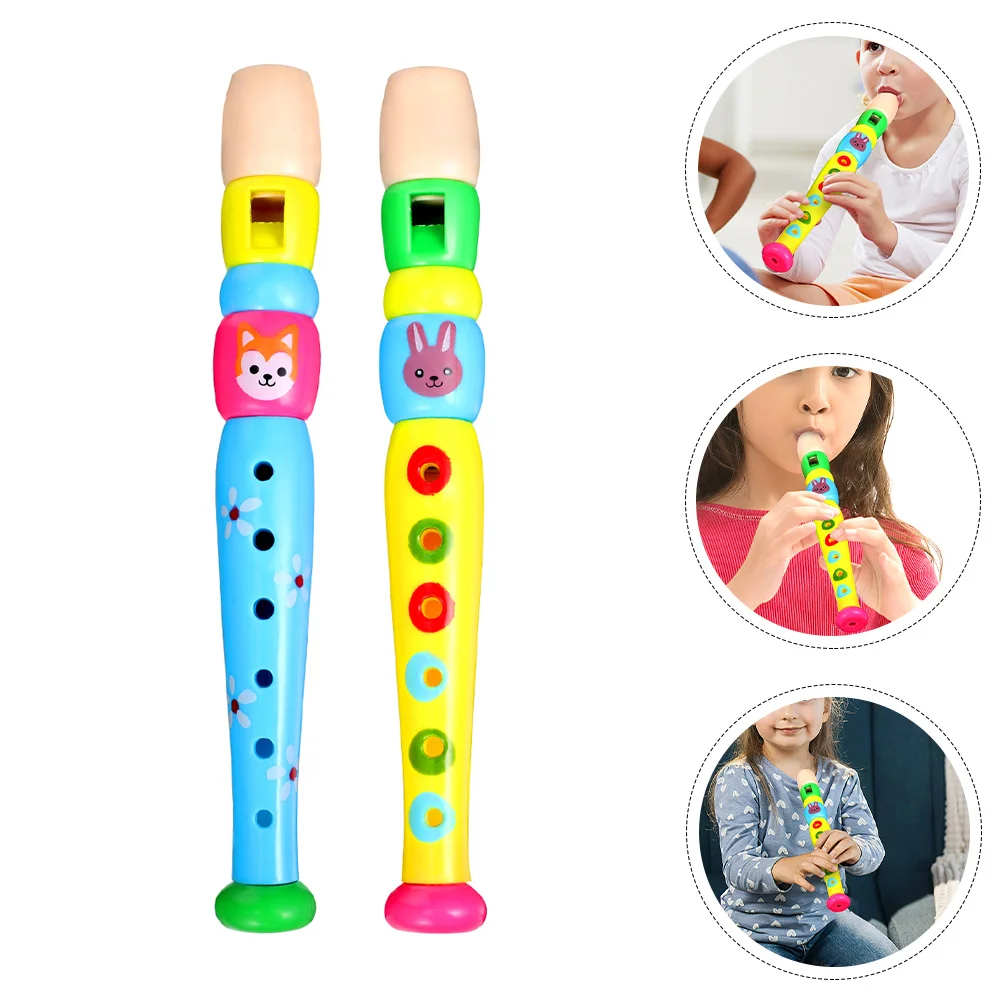 2 Pcs Six-hole Clarinet Professional 6-hole Toddler Musical Instruments Children Flute Recorder Kids Toys Small
2 Pcs Six-hole Clarinet Professional 6-hole Toddler Musical Instruments Children Flute Recorder Kids Toys Small