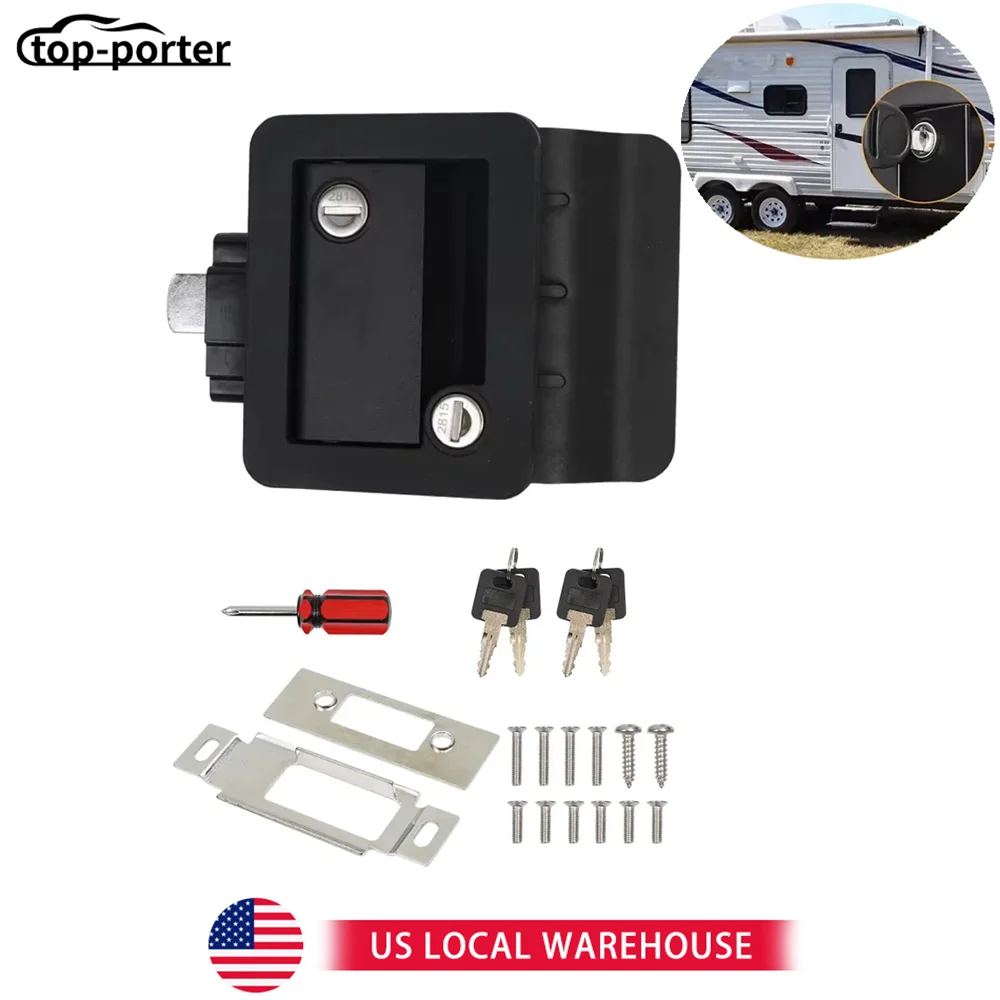 Замена замка ворот автофургона с засов-лопаткой, защелка входной двери кемпера с ключами для грузового ящика, прицепа для лошадей, грузовика 
Замена замка ворот автофургона с засов-лопаткой, защелка входной двери кемпера с ключами для грузового ящика, прицепа для лошадей, грузовика