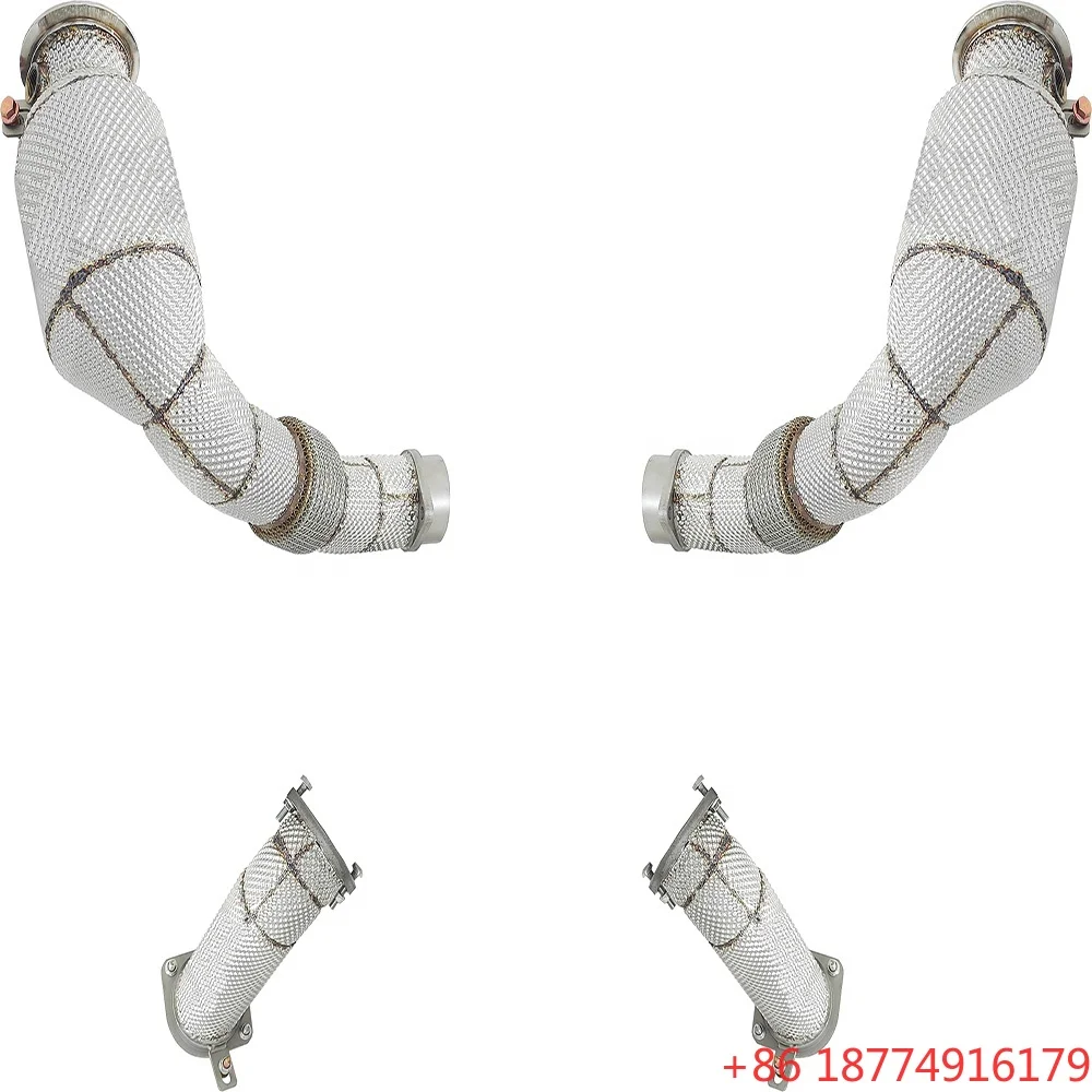 Factory OBM High Performance TWC Downpipe for G05 G06 G07 X5 X6 X7 M60i S68 4.4TT V8 2023- Heat Shield Cat Exhaust System
Factory OBM High Performance TWC Downpipe for G05 G06 G07 X5 X6 X7 M60i S68 4.4TT V8 2023- Heat Shield Cat Exhaust System