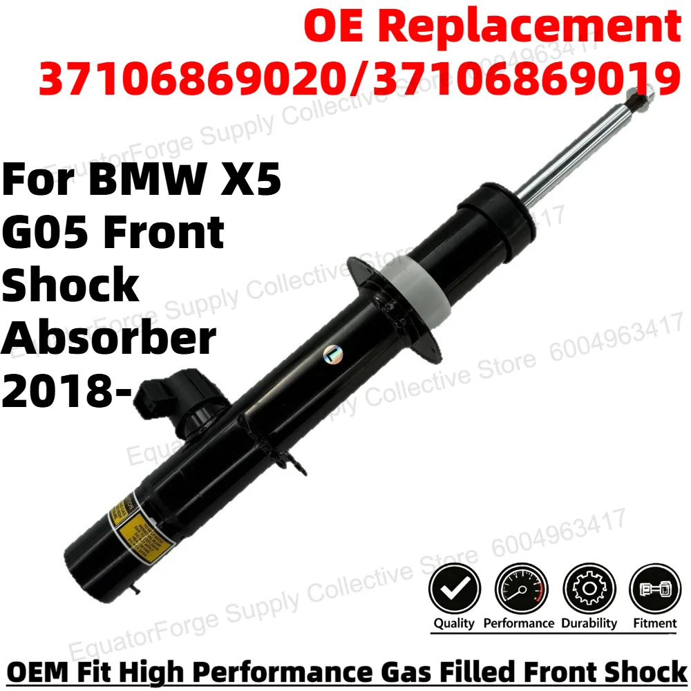 Comfortable Direct Fit High Stability Premium Reliable Front Shock Absorber for BMW X5 G05 OE Number 37106869020/37106869019
Comfortable Direct Fit High Stability Premium Reliable Front Shock Absorber for BMW X5 G05 OE Number 37106869020/37106869019